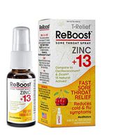 MediNatura ReBoost Zinc +13 Sore Throat Spray - 0.68oz Spray - Cherry