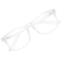 GAOYE Blue Light Blocking Glasses for Women Men,Square Nerd Eyeglasses Anti UV Ray Computer Gaming Glasses - GYC8082 (#Matte Transparent/Transparent Lens)