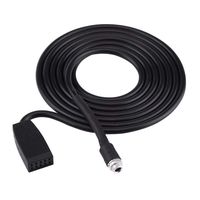 Acuoto 1.5m/59" Aux Adapter Cable Car Radio Stereo Auxiliary Female Jack Aux Adapter Cable For E46 Coupe Sedan
