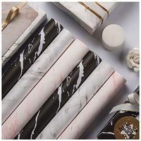 AMY Marble Flower Gift Wrapping Paper Birthday 100 Sheets -6060cm (Color : Pink)