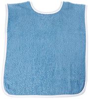 Deluxe Adult Terry Cloth Bibs - 6PK Blue