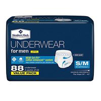 Member's Mark Total Protection Underwear for Men, Small/Medium (88 ct.)