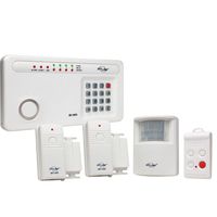 Skylink SC-100W Wireless Deluxe Home & Office Burglar Alarm System Alert Security Package | Affordable, Easy to Install DIY