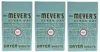 Mrs. Meyer's Clean Day Dryer Sheets Basil, 80 CT