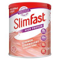 Slim-Fast Summer Strawberry Flavour Milkshake Powder - 12 Servings (438g)