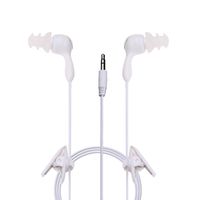 in-Ear Earbuds, Vanpower 3.5mm Sports in-Ear Swimming Waterproof Earphone Headphone Suitable for iPhone MP3 (White)