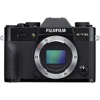 Fujifilm X-T10 Mirrorless Digital Camera (Black Body Only) - International Version (No Warranty)