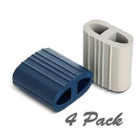 UT-Wire - Reusable Travel Carry On Cable Wrap (x2 Blue & x2 Gray)