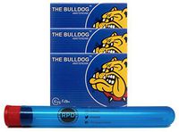 The Bulldog Amsterdam Filter Tips Blue"King" (3 Packs) with Rolling Paper Depot Doob Tube