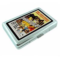 Metal Silver Cigarette Case Vintage Poster D-227 Giant Spider Strikes Tarantula