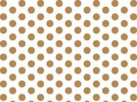 Gold Metallic Dots Tissue Paper 240~20"x30" Sheets Tissue Prints (240 Sheets) - WRAPS-P469