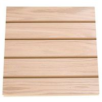 Slatwall Panel 8w x 4h Feet in Red Oak Veneer - Case of 2