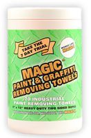 Zenex Magic Paint and Graffiti Wipes - 70 Towels Per Canister - 1 Case (6 Canisters)
