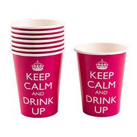 Keep Calm Cups - Hot Pink