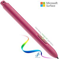Surface Pen, Microsoft Certified 4096 Pressure Sensitivity Surface Stylus with AAAA Battery, 200hr Continuous Using Surface Go Pen Compatible with Surface Pro/Go/Laptop/Book/Studio/Neo(Red)