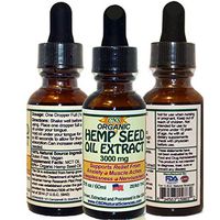Hemp Seed Oil Extract Organic 3000 mg 1oz/30ml Blueberry Cheesecake Flavor