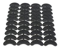 Binglinghua 40PCS Pairs Rubber Sole Heel Savers Toe Plates Taps DIY Glue on Shoe Repair Pads