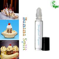 Set of 2: Banana Split Perfume Oil (Notes of ripe Bananas over Vanilla ice cream with nuance of fresh Cream and Chocolate topping at the base) .33oz x2