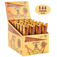 HORNET Pre-Rolled Cones, 144 PCS Raw Cones of 1 1/4 Size, Cigarette Tubes Rolling Papers with Tips (78mm)