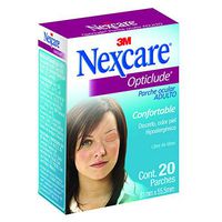 Nexcare Opticlude Orthoptic Eye Patches, Regular Size, 3.18" X 2.18" in oval, 20-Count Boxes (Pack of 4)