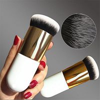 OKBUY Chubby Pier Foundation Brush Flat Cream Makeup Brushes Professional Cosmetic Make-up Brush