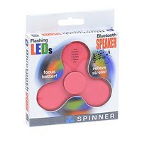 Pack of 6 Multi Color LED Light Up Spinning Bluetooth Speakers