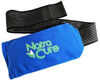 NatraCure Universal Cold Pack Ice Wrap – 1 Ice Pack Compress w/ 1 Sleeve - 5" x 10" Pouch, Holder with 24" Nylon Strap and 1 Clay Pack, Reusable for Injuries to Arm, Wrist, Foot, Elbow, Knee, Ankle