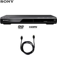 Sony DVPSR510H DVD Player with 6ft High Speed HDMI Cable (Renewed)