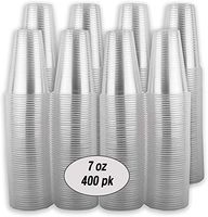 400Pk 7oz Plastic Cups, Water Cups Bulk