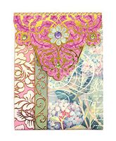 Punch Studio Patchwork Collage Pocket Note Pad- Purple Hydrangea 56332