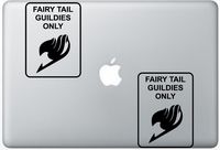 Fairy Tail Guildies Only Anime Fan FlashDecals3594 Set Of Two (2x) , Decal , Sticker , Laptop , Ipad , Car , Truck