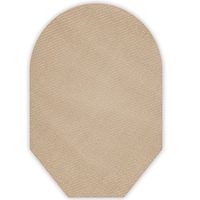 Solid Color Ostomy Pouch Cover Closed End (Tan)