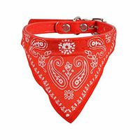 Datework Cute Pets Puppy Dogs Cat Adjustable Neck Scarf Bandana Collar Large Summer Elegant Neckerchief (61D)