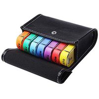 Aisa Choice 7 Day Pill Organizer Moisture Resistant Plastic Daily Pill Case for Vitamins Fish Oil Supplements