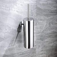 Ruddock AMH1 Bathroom Accessories SUS304 Stainless Steel Polished Chrome Toilet Brush Holder Wall Mounted (AMH3)