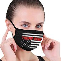 Mask Trump 2020 American Flag Unique Black Edge Mask