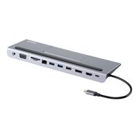 UPTab USB C 12-in-1 Docking Station Thunderbolt 3 with Ethernet, DisplayPort 4K, HDMI 4K, VGA, 3 Port USB 3.0, USB-C PD 100W, Audio 3.5mm, SD/TF Card Reader for MacBook/Pro/Air, iMac, Mac Mini, iPad