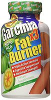 Garcinia X3 - Maximum Strength 60% HCA Pure Garcinia Cambogia Extract - 100% All Natural Weight Loss Dietary Supplement, Fat Burner, Appetite Suppressant and Metabolism Booster - 1000mg 60 Capsules