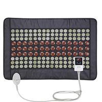 UTK Far Infrared Heating Pad for Back Pain Neck Pain Cramps 21"x31" [FSA or HSA Eligible] Dense 108 Jade and 42 Tourmaline Stones Matrix 150 Watt Fast Heat Up Storage Bag Included [Model Medium pro]