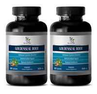 Energy Supplement for Women - GOLDENSEAL Root 520MG - goldenseal Vitamins - 2 Bottles (120 Capsules)