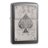 Zippo Ace Filigree Black Ice Lighter