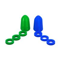 Zerama Water Smoking Pipe Silicone Silencer Muffler Water Smoking Pipe Hookah Shisha Accessories Random Color