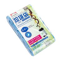 5 Rolls 100PC Plastic Trash Bags Ultra Strong Durable Thickened Kitchen Waste Garbage Bags Disposable Plastic Household Kitchen Trash Bags (Blue)