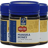 Manuka Health - MGO 700+ Manuka Honey, 100% Pure New Zealand Honey, 8.8 oz (250 g) (3 Bottle)