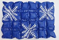 ThermaFreeze Reusable Ice Pack Sheets for Coolers, 10x15, 4x6 Cells, Made in USA - Long Lasting Ice Packs for Coolers, Reusable Ice Sheets, 3 Blue
