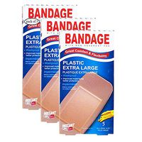 Purest Instant Aid Plastic Extra Large Bandages (5 in 1 Pack) (Pack of 3) 2311553