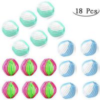 TiTa-Dong Washer Dryer Balls,Hair Remover for Laundry,Pack of 18 Reusable Magic Washing Balls Pet Hair Removal for Laundry
