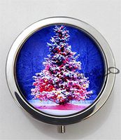 BlackKey Christmas 3-Compartment Decorative Pocket Gift Box Case Organizer for Pill, Color 1 -2286