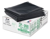 Plasticplace 55-60 gallon Trash Bags │ 1.7 Mil │ Black Eco-Friendly Heavy Duty Garbage Can Liners │ 38” x 58” (100Count)