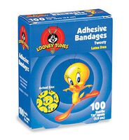 Tweety Bandage Spots - First Aid Kid Supplies - 2400 Per Pack